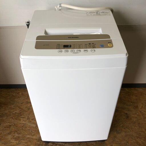 【IRIS OHYAMA】 アイリスオーヤマ 全自動 洗濯機 容量5kg IAW-T502EN 2019年製