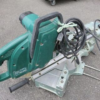 札幌市内配送可能】日立工機 255mm 卓上スライド丸のこ C10FS 動作