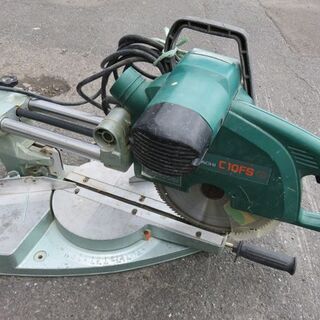 札幌市内配送可能】日立工機 255mm 卓上スライド丸のこ C10FS 動作品