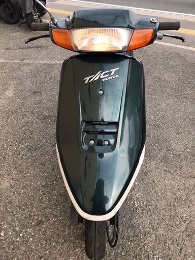 24000円　タクトAF24　実動ですグリーン 古いわりに綺麗かも？