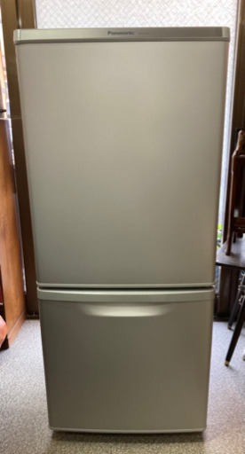 【3ヶ月保証付き】Panasonic 冷凍冷蔵庫 2018年製 パナソニック NR-B14AW-S 幅480×奥586×高さ1119mm 2ドア冷蔵庫 中古 美品