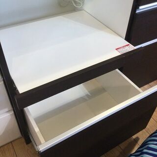 ﾆﾄﾘ 2枚扉ﾚﾝｼﾞﾎﾞｰﾄﾞ ﾌﾞﾗｳﾝ 【ﾄﾚﾌｧｸ桶川店】