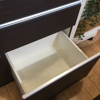 ﾆﾄﾘ 2枚扉ﾚﾝｼﾞﾎﾞｰﾄﾞ ﾌﾞﾗｳﾝ 【ﾄﾚﾌｧｸ桶川店】
