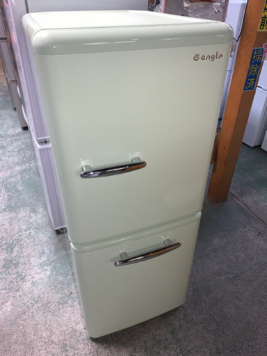 エディオン 2ドア 冷凍冷蔵庫 149リットル レトロ調で可愛いです
