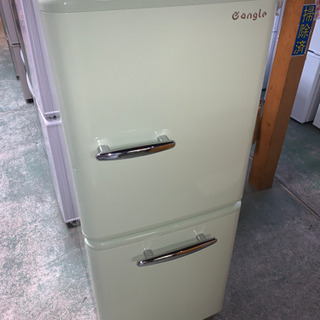 EDION E angle 149㍑ ２ドア レトロインバーター 冷凍冷蔵庫-