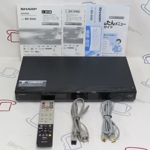 ☆SHARP/シャープ BDレコーダー BD-S520 500GB 2013年