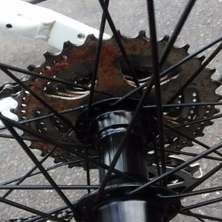 《売約済み》《市内配達無料》《防犯登録料込み》中古車　ルイガノ　MTB 3x8段切り替え