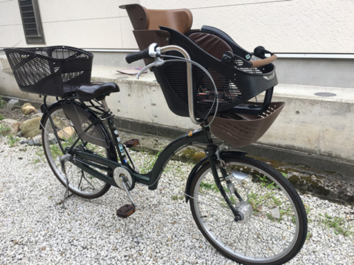 261.子供乗せ自転車PetitMamanダークグリーン
