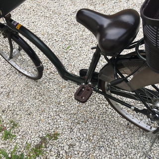 261.子供乗せ自転車PetitMamanダークグリーン