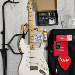 【ネット決済】fender player strat MN PWT