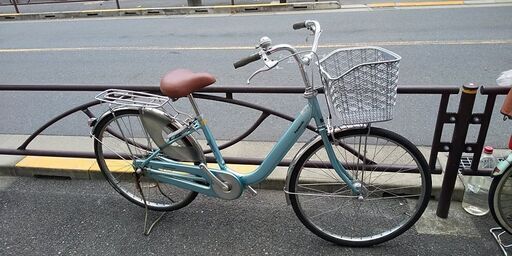 リユース・リサイクル自転車・パナソニック・ホームサイクル・26インチ・ブルー
