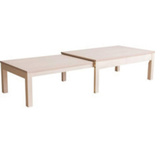 アイリスプラザ 伸縮センターテーブル W100-180 RPE100TBLWH