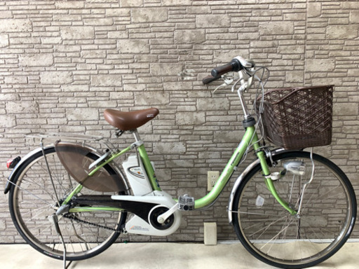 東京23区配達無料　新基準　Panasonic パナソニック ビビDX　5Ah リチウム 電動自転車 中古自転車24インチ