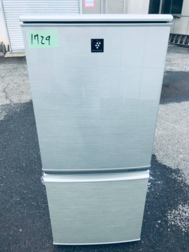 1729番 シャープ✨ノンフロン冷凍冷蔵庫✨SJ-PD14T-N‼️
