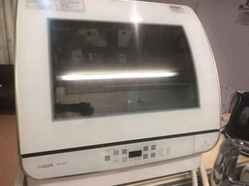 【美品・新製品】AQUA ADW-GM3 食器洗い機(送風乾燥機能付き)