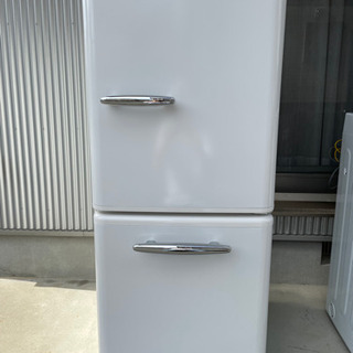 【ネット決済】e angle ノンフロン冷凍冷蔵庫　一年使用　レトロ調