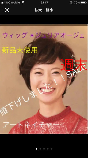 付け毛 ウイッグ どんな髪にもフィットします！値下げしました☆
