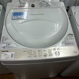 TOSHIBA 全自動洗濯機　AW-4S3　4.2㎏　2016年製