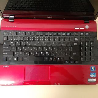 取引中です】☆SSD搭載で快適☆ NEC LaVie レッド Wi-Fi マルチ 15
