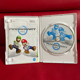 【ネット決済】マリオカート　Wiiソフト　ハンドルセット