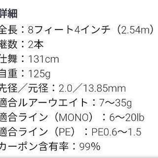 お値下げ　ロックフィッシュ　ヒラメ　ロッド