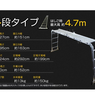 多機能梯子4.6m