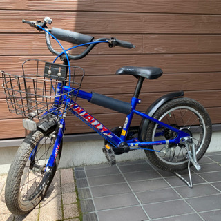 子供自転車　サイズ16（X）　ブルー