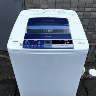 洗濯機 日立 BW-7SV 7kg 2013年製 HITACHI