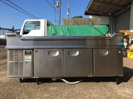 ⭕⭕⭕KH2/23　HOSHIZAKI　ホシザキ　100v　舟形シンク　コールドテーブル　冷蔵庫　1800×600×800　厨房機器　業務用⭕⭕⭕