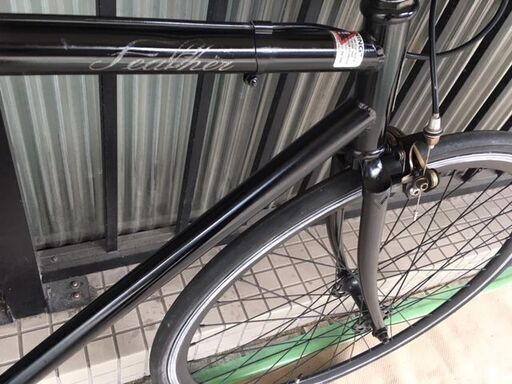 ピストバイク? FUJI Feather FUJI FEATHER ピストバイク クロモリ 完成