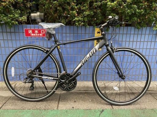 ★ジモティー特価★　クロスバイク　サカモトテクノ　エアーオンⅡ　480mm　艶消しブラック