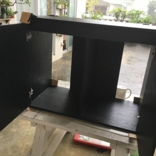 値下げ　早い者勝ち！水槽関連　90cm水槽台　ブラック　使用3ヶ月 値下げ 早い者勝ち！水槽関連 90cm水槽台 ブラック 使用3ヶ月