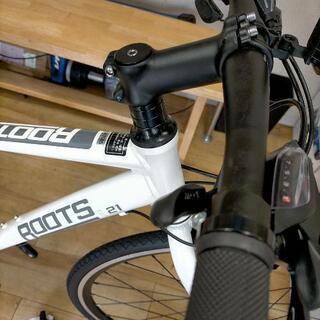 ❰受け渡完了新車❱21段変速アルミクロスバイク パールホワイト 受渡完了新車❱21段変速アルミクロスバイク パールホワイト