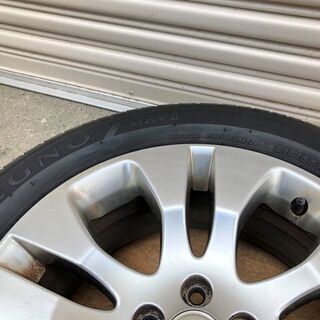 ■スバル純正17インチアルミホイール■215/55R17　94V　2017年製　ホイール17×7JJ　オフセット48　ブリジストン　中古品 