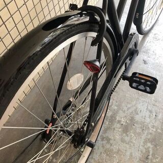 27インチ自転車 黒 CADALORA  ママチャリ