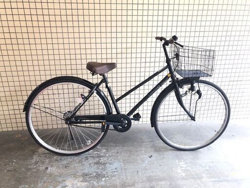 27インチ自転車 黒 CADALORA  ママチャリ