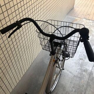 26インチ自転車 COCONUT シルバー ママチャリ