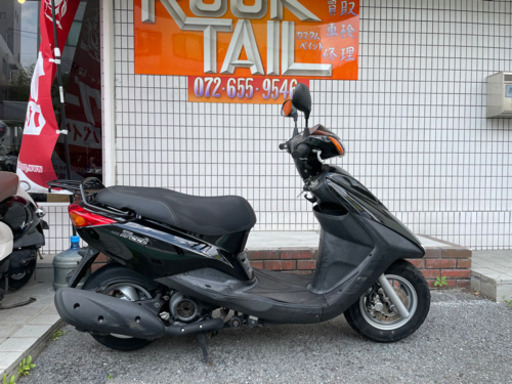 ★8万円　アクシストリート　人気の黒！セル1 実働車★ヤマハ　AXIS SE53J