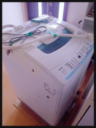 三菱 全自動洗濯機。