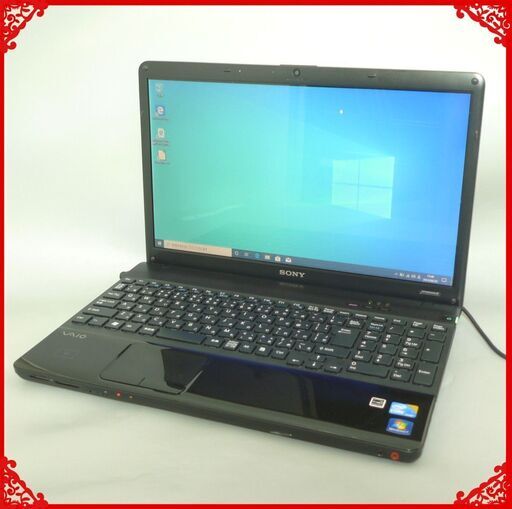 ノートパソコン 中古良品 15.5型 SONY VPCEB4AGJB Core i3 4GB 320GB DVDRW 無線 Bluetooth webカメラ Windows10 Office 即使用可能