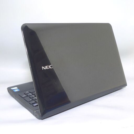 高速SSD搭載 レッド色 ノートパソコン 良品 15.6型 NEC PC-LS150ES6R Pentium 4GB DVDRW 無線LAN Wi-Fi Windows10 LibreOffice済
