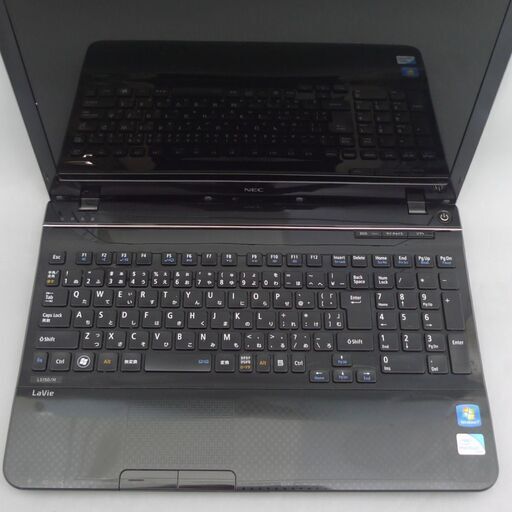 高速SSD搭載 レッド色 ノートパソコン 良品 15.6型 NEC PC-LS150ES6R Pentium 4GB DVDRW 無線LAN Wi-Fi Windows10 LibreOffice済