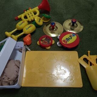 幼児おもちゃ 楽器 粘土セット