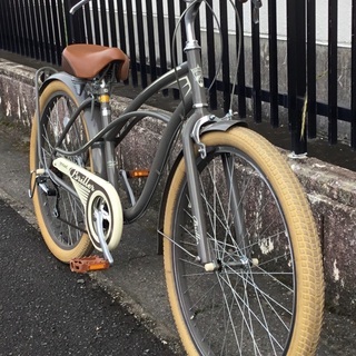 ＜美品＞サイクルベースあさひ★ビーチクルーザー・ブリエ グランbriller Grand★調整・洗車・ワックス済