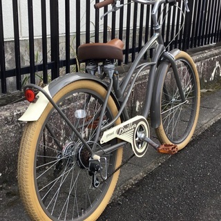＜美品＞サイクルベースあさひ★ビーチクルーザー・ブリエ グランbriller Grand★調整・洗車・ワックス済