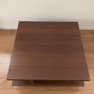 ローテーブル　2段型　75×75