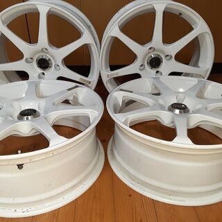 最終値下げ　希少　モデル7  17インチ　７J  4穴　ＰＣＤ114.3　４本