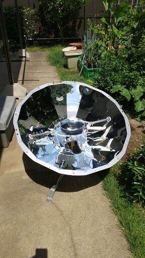 太陽光調理器 ソーラークッカー 「かるぴか」組み立て済み 完動品を手渡しします