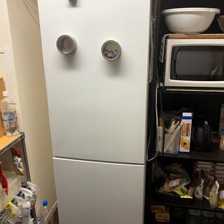 Maxzen冷蔵庫231L 2ドア ホワイト（JR230ML01WH）