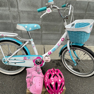 女の子用 子供 自転車 練習用　